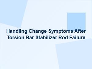 Handling Vehicle Instability After Sway Bar Link Failure