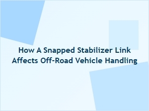 Understanding a Broken Stabilizer Link